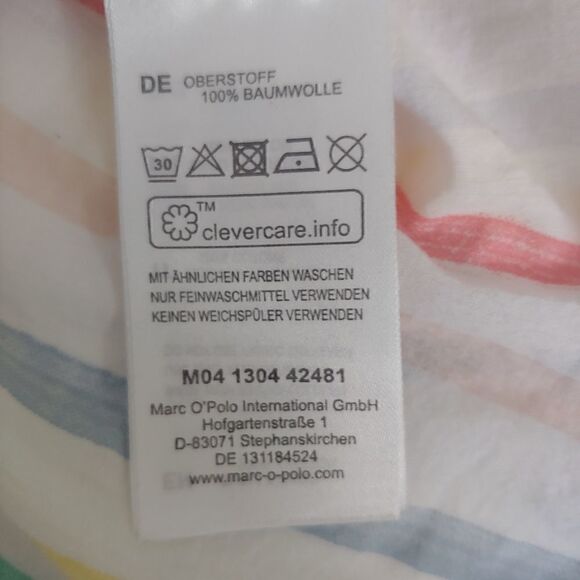 Marc O'Polo Women's Long Sleeve Light Blouse Pastel Stripes Size S - Picture 7 of 10